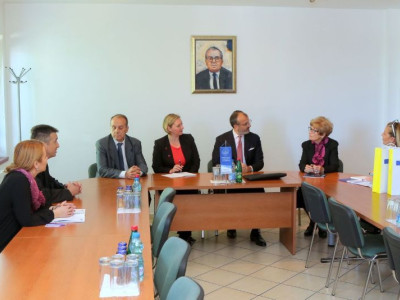 Sem Fabrici, šef delegacije EU u Srbiji, posetio Univerzitet Privredna akademija u Novom Sadu 