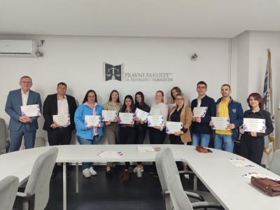 Dodela sertifikata polaznicima Škole ljudskih prava