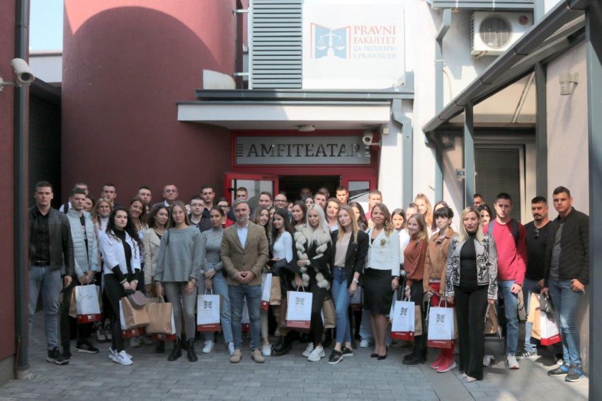 Svečani prijem brucoša Pravnog fakulteta za privredu i pravosuđe