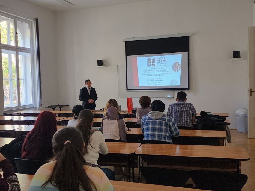 Prof. dr Dalibor Krstinić održao je predavanje na Fakultetu pravnih i političkih nauka, Univerziteta u Segedinu